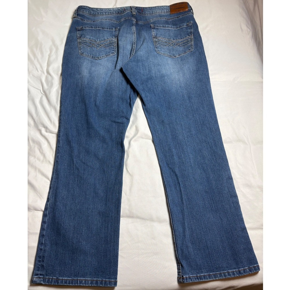 Seven7 Straight Fit Jeans Mens 38x32 Blue Excellent Stretch Denim Pants - Picture 2 of 14